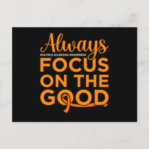 Focus On Good Multiple Sclerosis Awareness Support Postcard