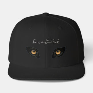 Focus on the Goal - Intense Leopard Eyes Art Visor
