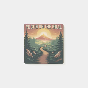 Focus On The Goal Post-it Notes
