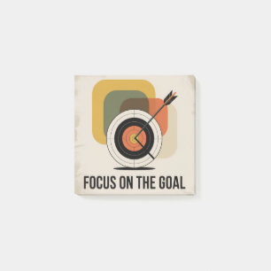Focus On The Goal Post-it Notes