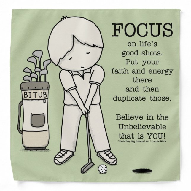 Focus on the Good Bandana (Front)