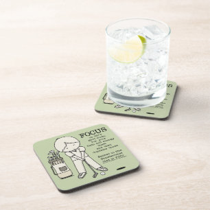 Focus on the Good Beverage Coaster