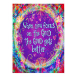 ‘Focus on the Good’ Inspirivity Poster ‘Focus on the Good’ Inspirivity Poster