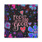 Focus on the Good Purple Inspirational Floral