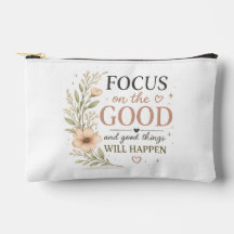 Focus on the Good – Vintage Floral Inspirational P