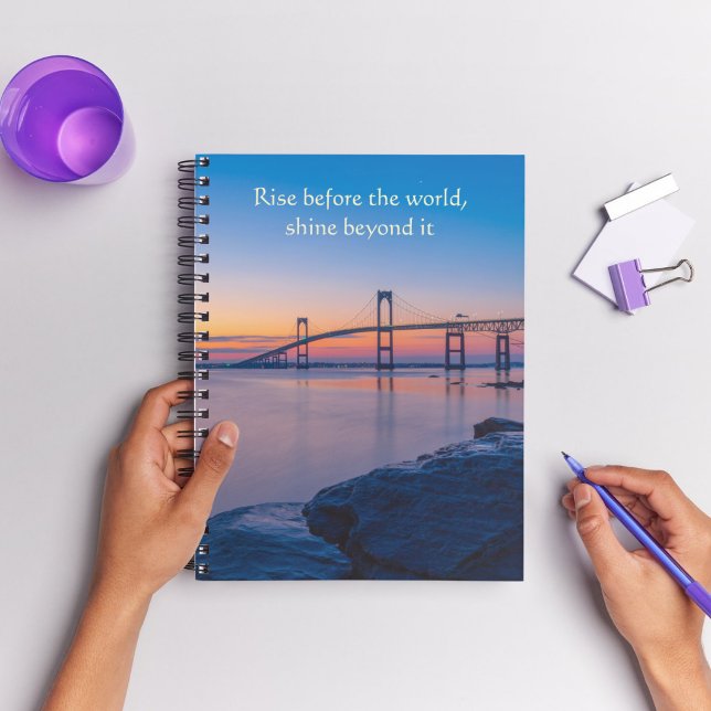Focus On The Light Ahead Lakeside  Notebook (Creator Uploaded)