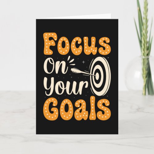 Focus on your goals card