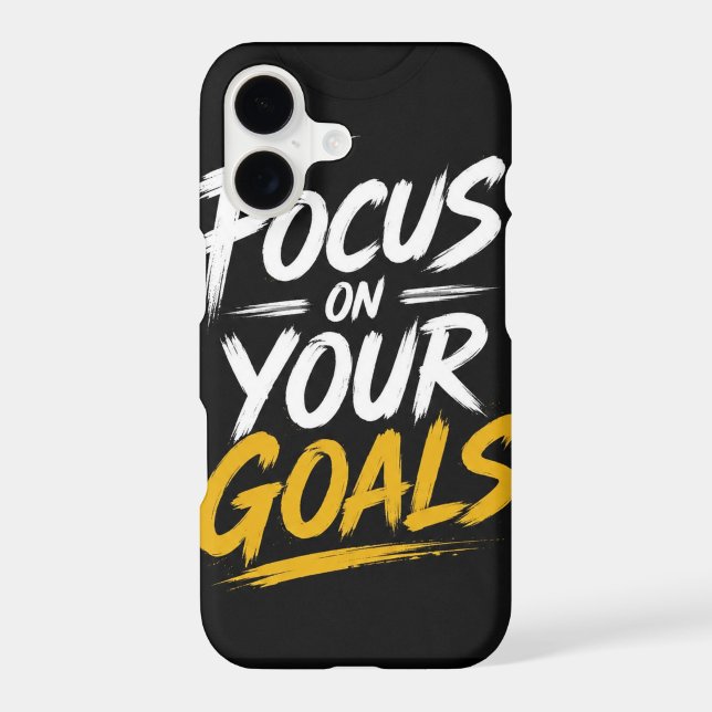 Focus on your goals  Case-Mate iPhone case (Back)