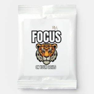 Focus on Your Goals Tiger Shirt Motivational Lemonade Drink Mix
