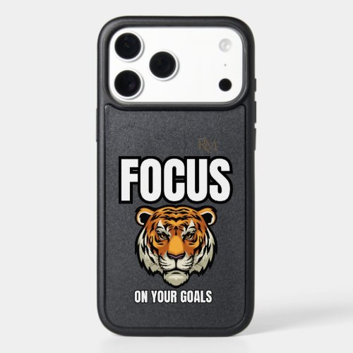 Focus on Your Goals Tiger Shirt | Motivational  iPhone 17 Pro Max Case