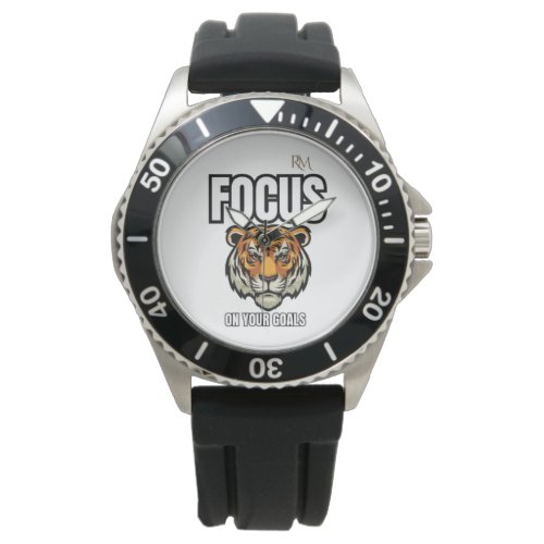 Focus on Your Goals Tiger Shirt | Motivational Watch