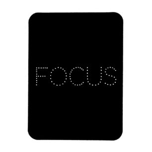 "Focus" Photo Magnet