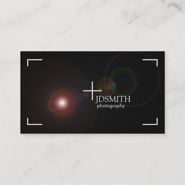 "focus" Photography Business Cards (Front)