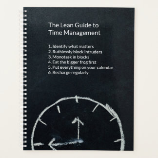 Focus your Life: The Lean Guide to Time Management Planner