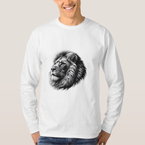 Focused lion T_Shirt