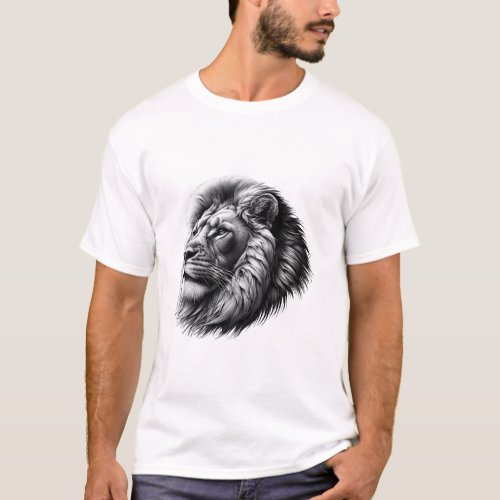 Focused lion T_Shirt