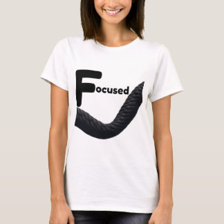 Focused Mindset Rope Graphic Shirt – Bold Black