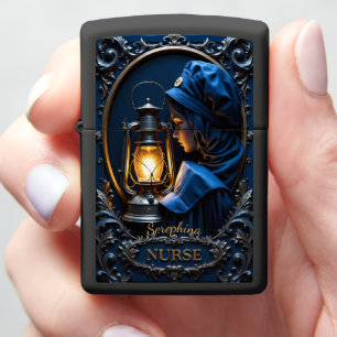 Focused Nurse Lady Lamp Dedication Gift Zippo Lighter