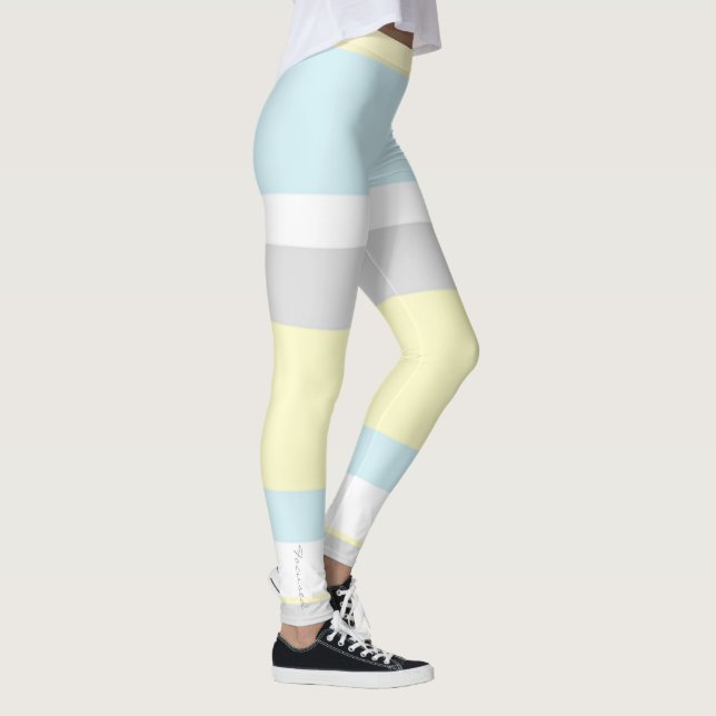 Focused Pastel Colors Leggings (Right)