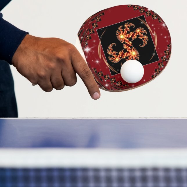 Focused Precision Ping Pong Paddle: Celestial Gala Paddle (Insitu)