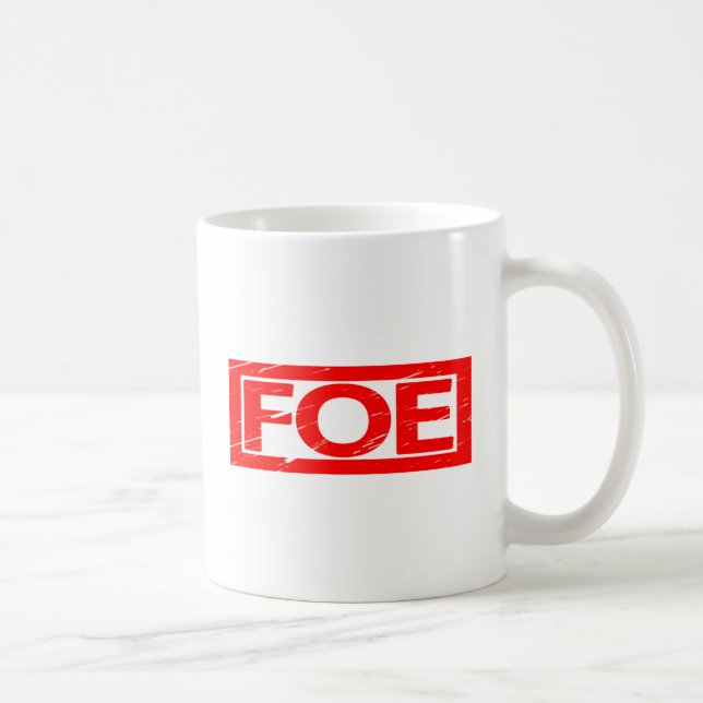 Foe Stamp Coffee Mug (Right)