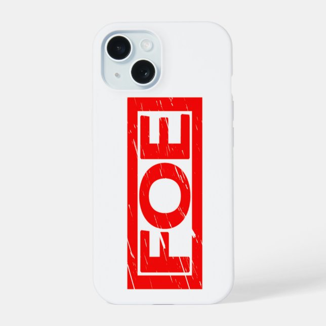 Foe Stamp Iphone Case (Back)