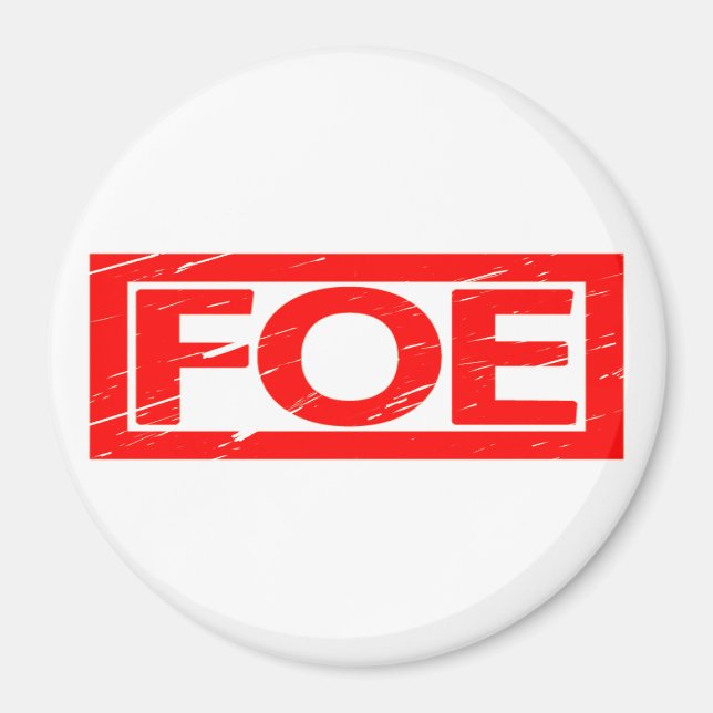 Foe Stamp Magnet (Front)