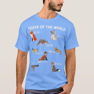 Foes Of The World Funny Fo Animals Educational 176 T-Shirt