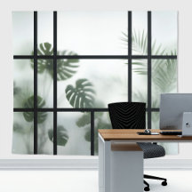Fog Aesthetic Frosted Glass Plant Divider Backdrop