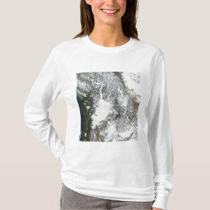 Fog and snow in the Pacific Northwest (true col T-Shirt