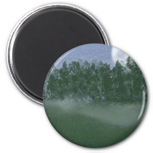 Fog Forest and Fireflies Magnet