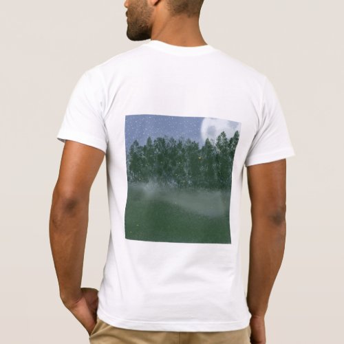 Fog Forest and Fireflies T_Shirt