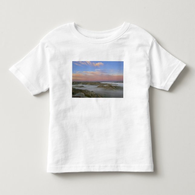 Fog from the Little Missouri River hangs in the Toddler T-shirt (Front)