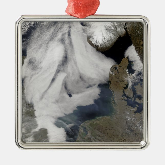 Fog in the North Sea 2 Metal Ornament (Front)