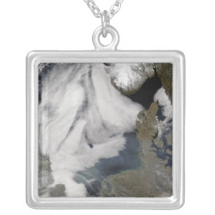 Fog in the North Sea 2 Silver Plated Necklace