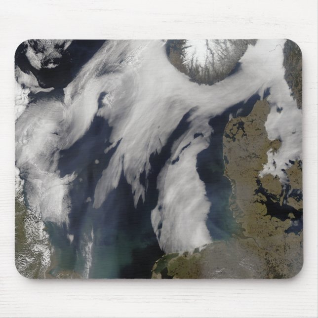 Fog in the North Sea Mouse Pad (Front)