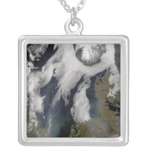 Fog in the North Sea Silver Plated Necklace