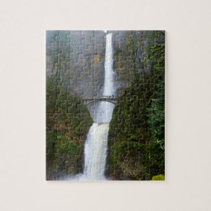 Fog & Mist at Multnomah Falls, Oregon - 8x10 inch Jigsaw Puzzle
