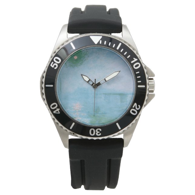 Fog on the Thames (by Claude Monet) Watch (Front)
