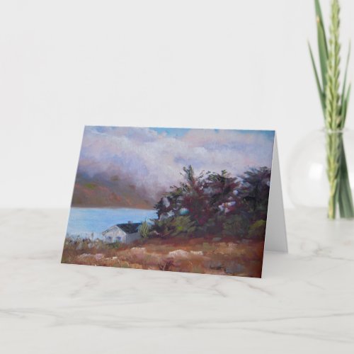 Fog Over Crystal Springs Greeting Card Card