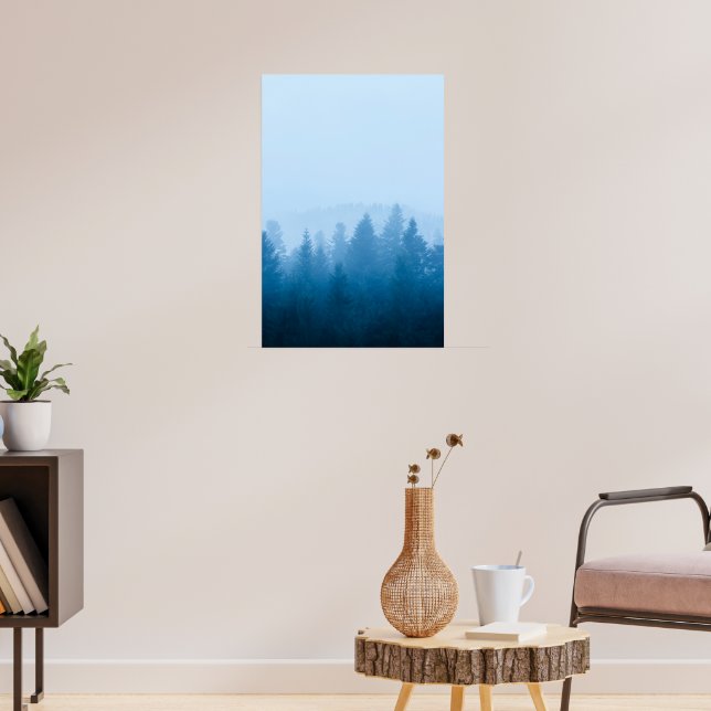 Fog over forest poster (Living Room 3)