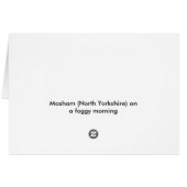 Fog over Masham Cards (Back Horizontal)