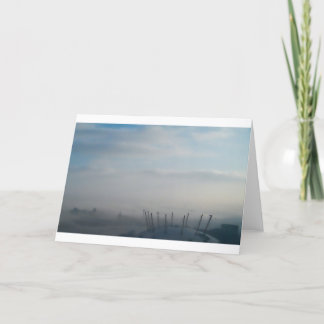 Fog over Millennium Dome, London (2) Card
