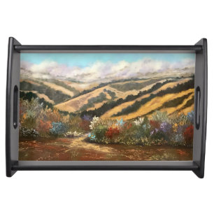 Fog Over Windy Hill Serving Tray