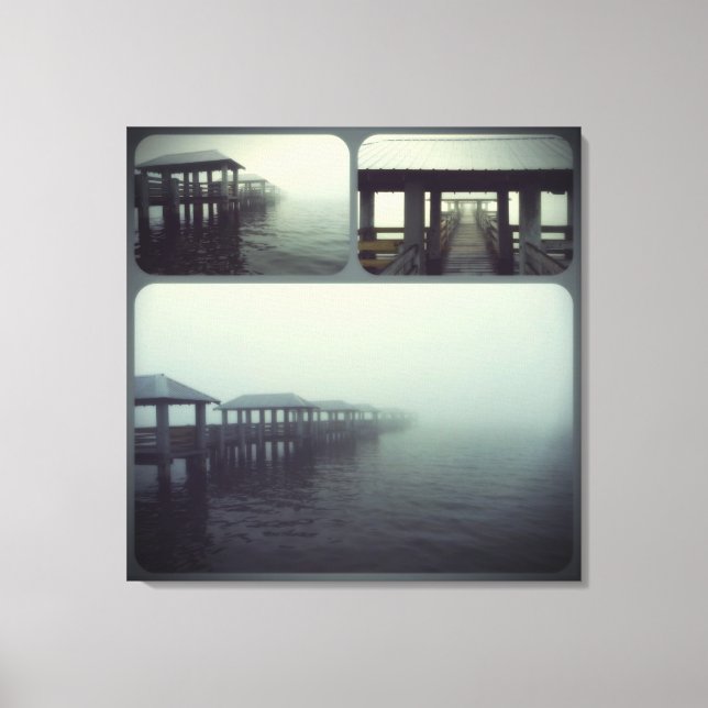 "Fog Rolling In" Landscape Canvas Print (Front)