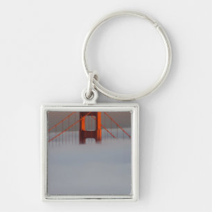 Fog rolls through the San Francisco bay covering 2 Keychain