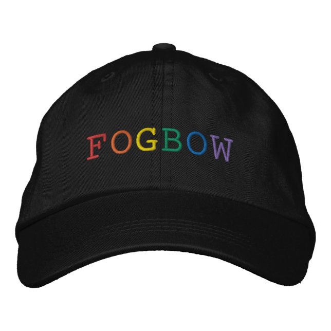 Fogbow Word Embroidered Hat (Front)