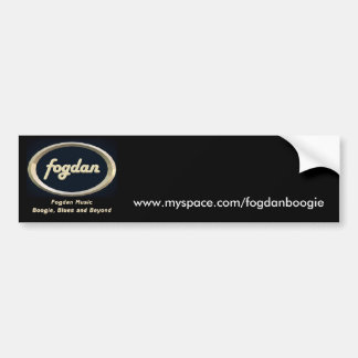 Fogdan Bumper Sticker - Customized