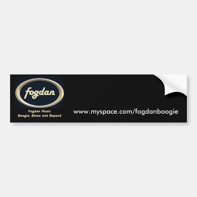Fogdan Bumper Sticker - Customized (Front)