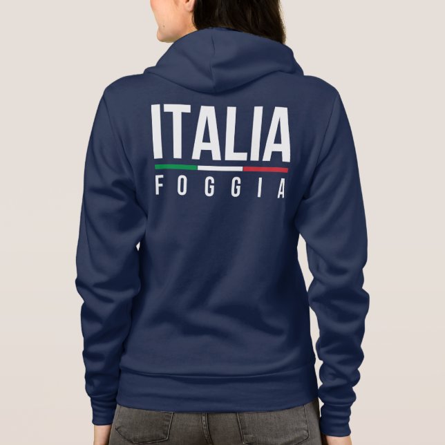 Foggia Italia Hoodie (Back)